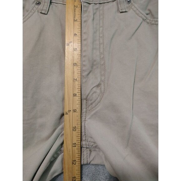 Levis 514 Jeans Mens 36x32 Beige Denim Slim Straight Mid Rise Cotton Red Tab - Picture 4 of 9